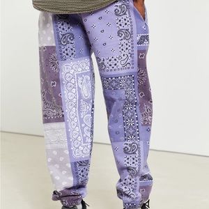 BDG Bandana Patchwork Sweatpants